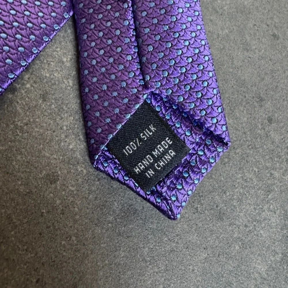 JOS A BANK Purple‎ Neat Silk Necktie Signature Collection NWT